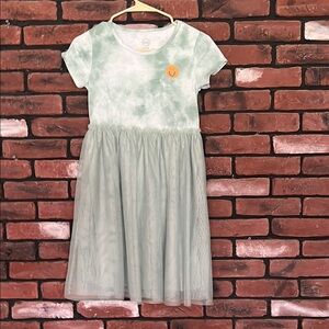 Wonder Nation Gray Silver Raglan Sundress